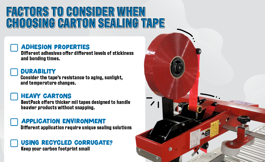 Factors to Consider When Choosing Carton Sealing Tape